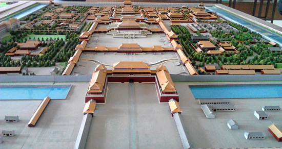 北京故宫模型